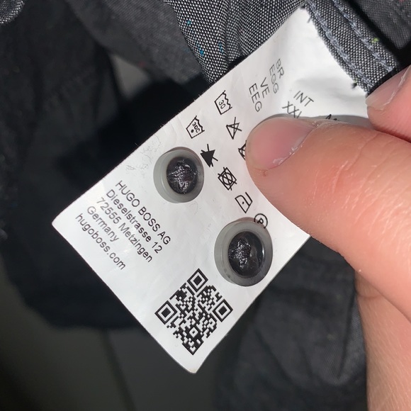 Hugo Boss mens XXL long sleeve speckled shirt - Picture 6 of 10